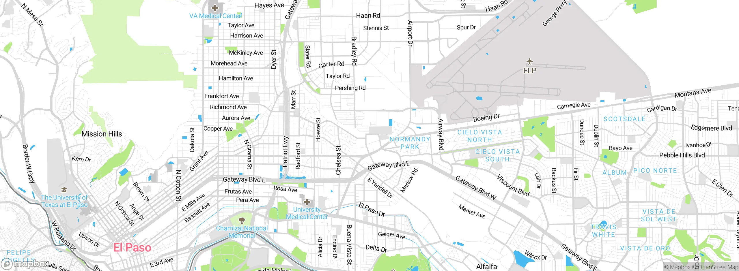 Map showing approximate location