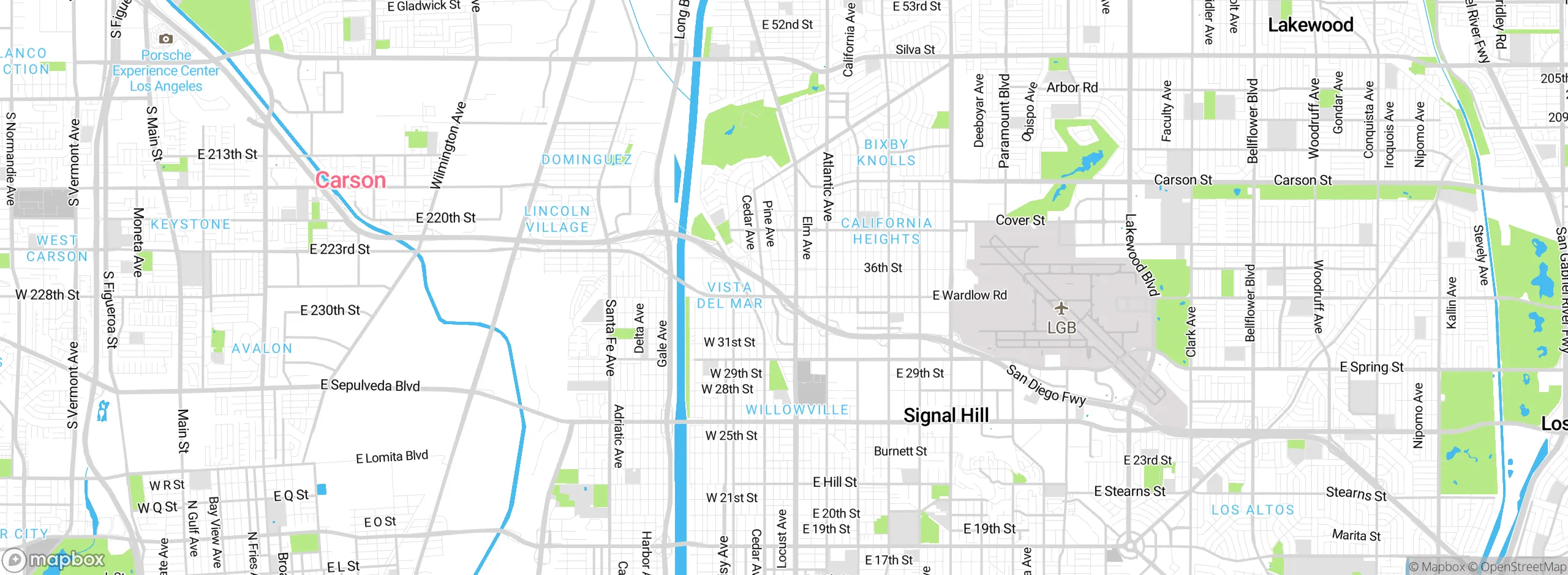 Map showing approximate location
