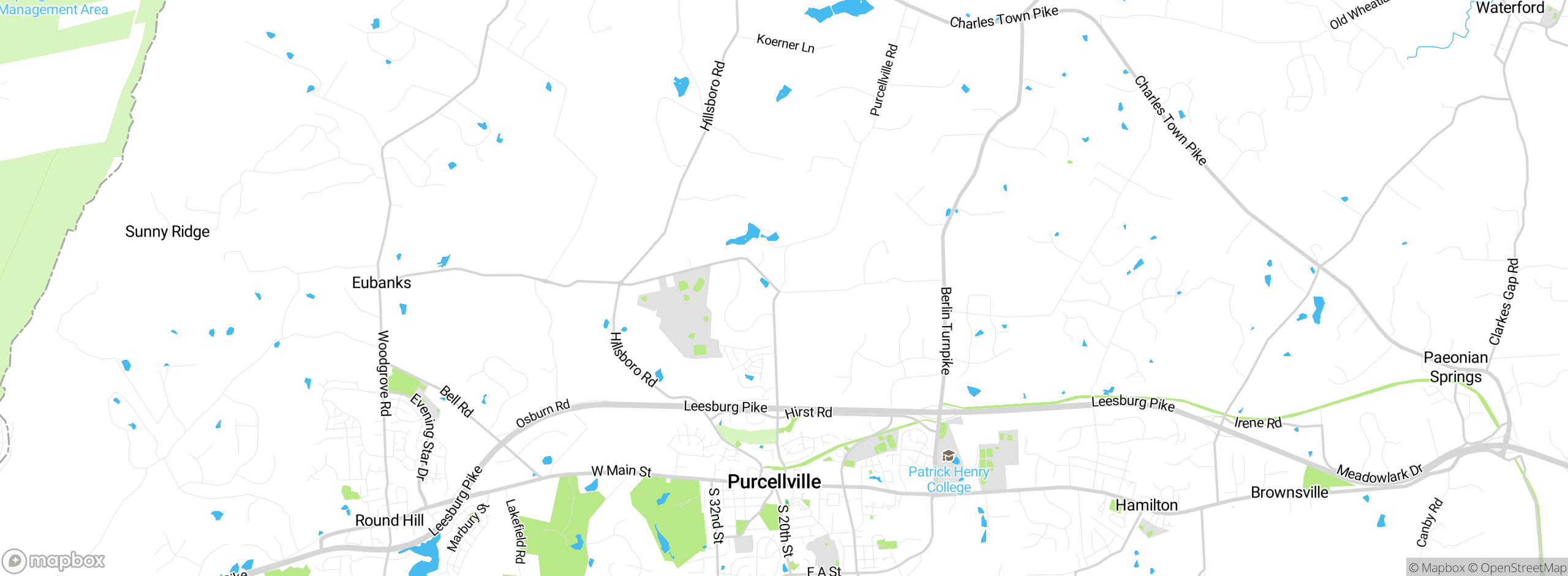 Map showing approximate location
