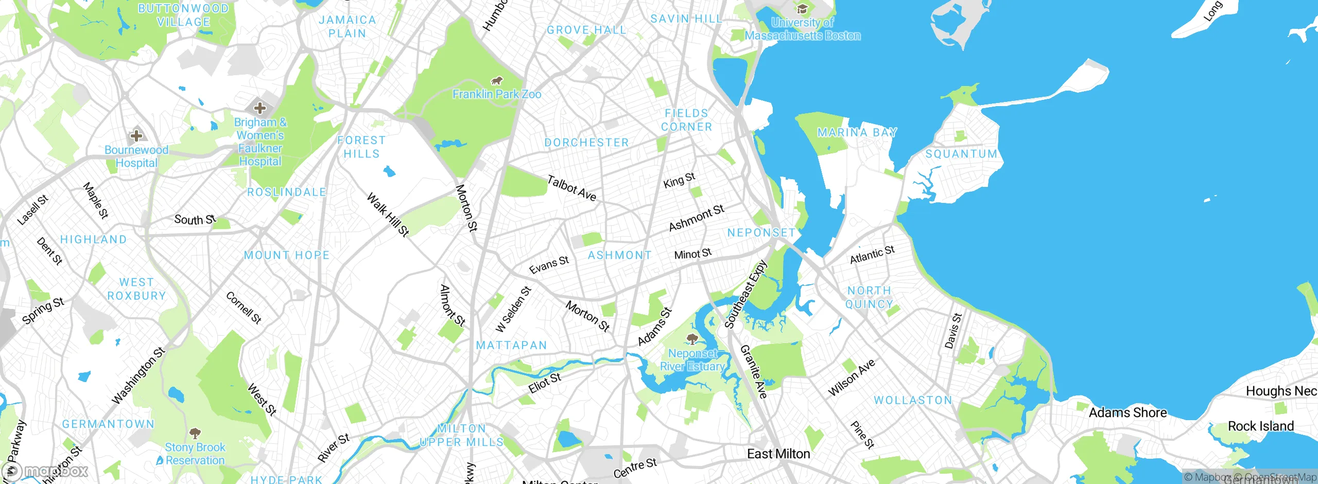 Map showing approximate location
