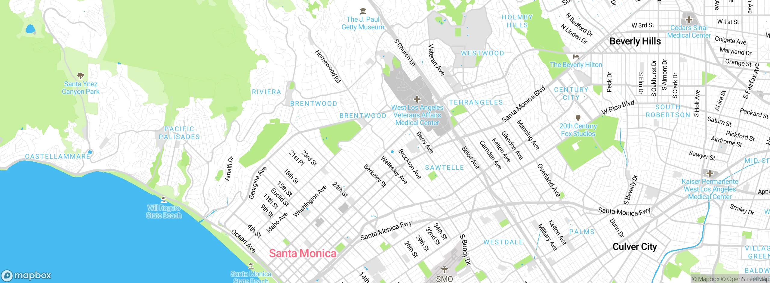 Map showing approximate location