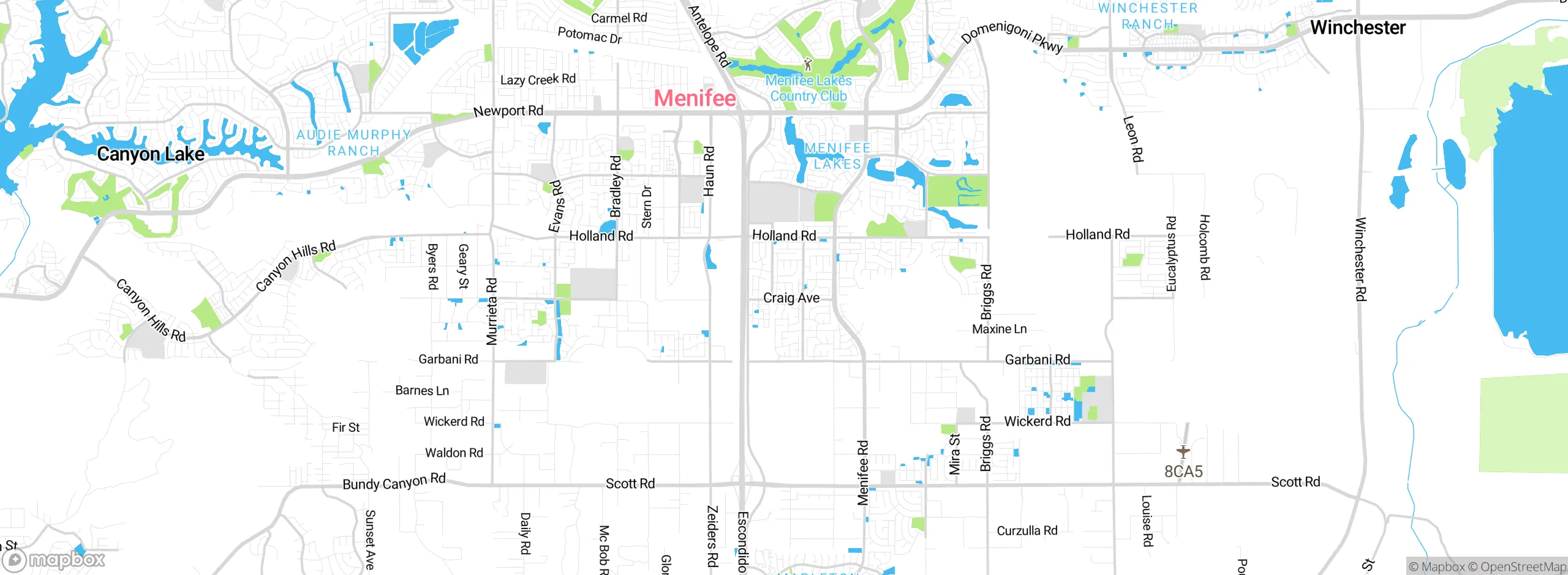 Map showing approximate location