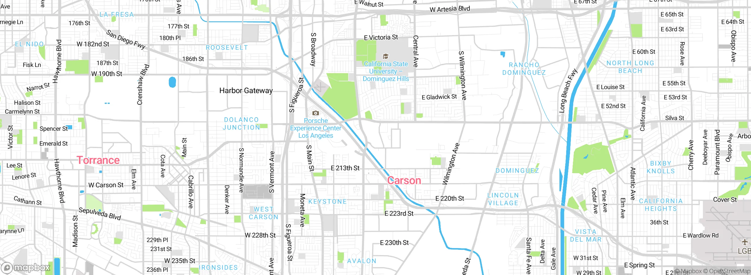 Map showing approximate location