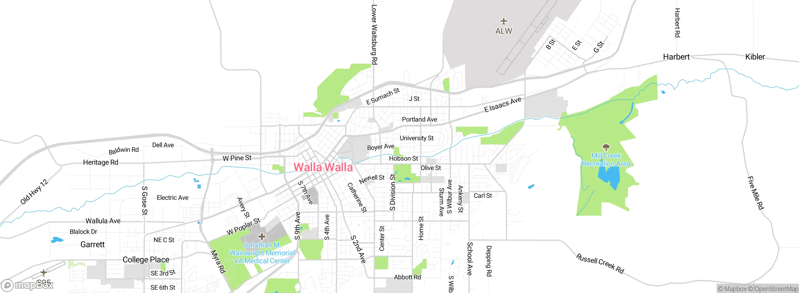 Map showing approximate location