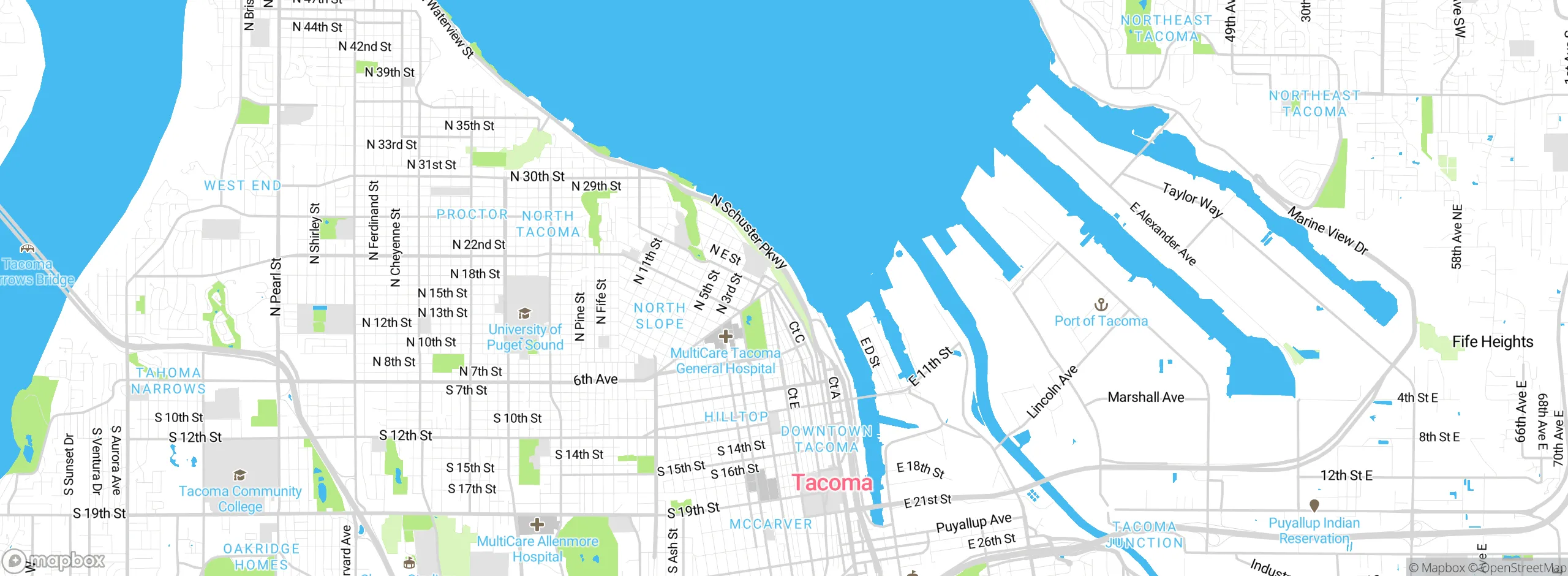 Map showing approximate location