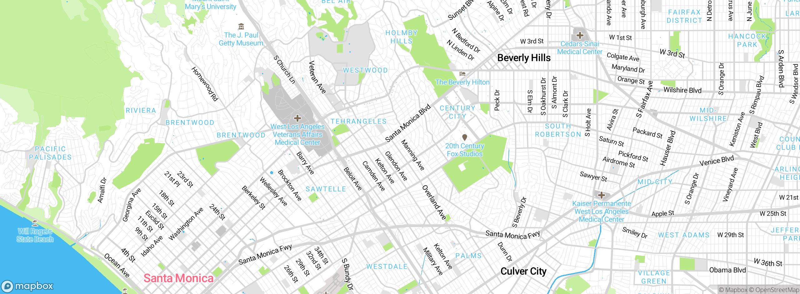 Map showing approximate location