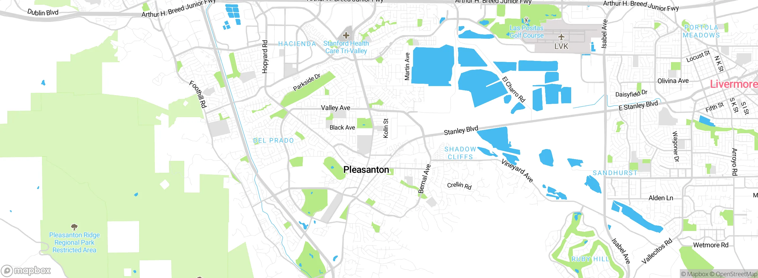 Map showing approximate location