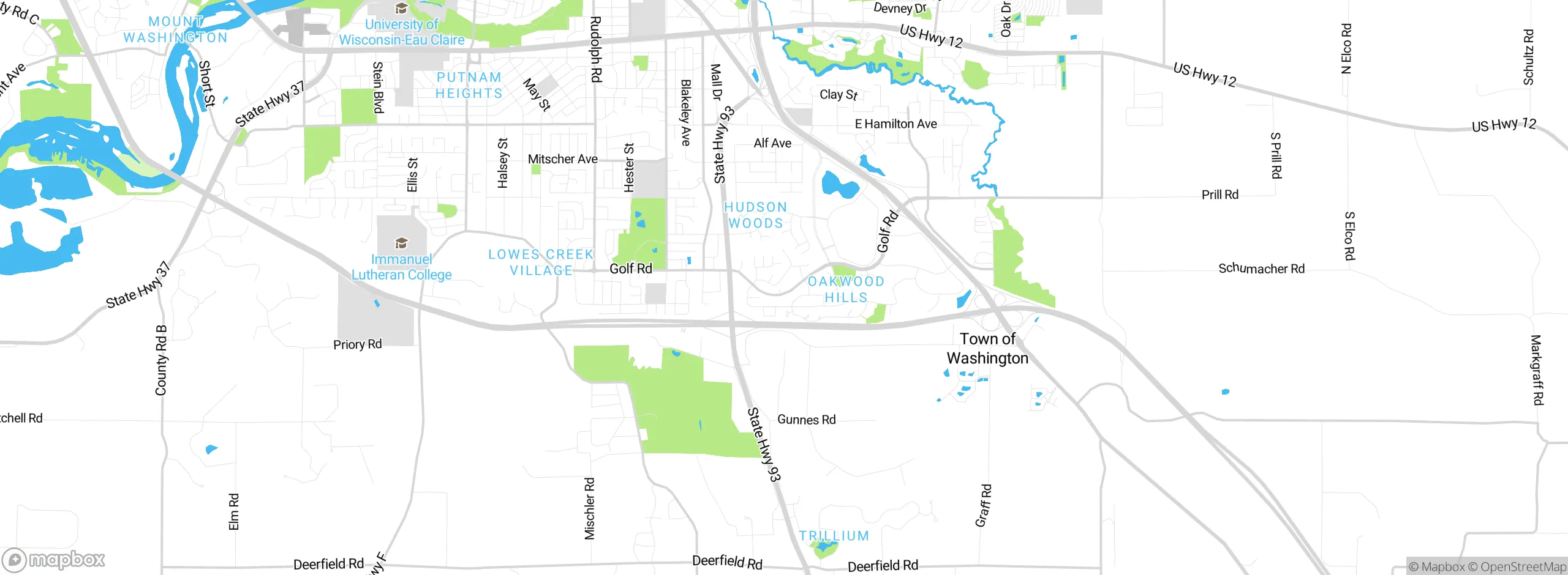 Map showing approximate location