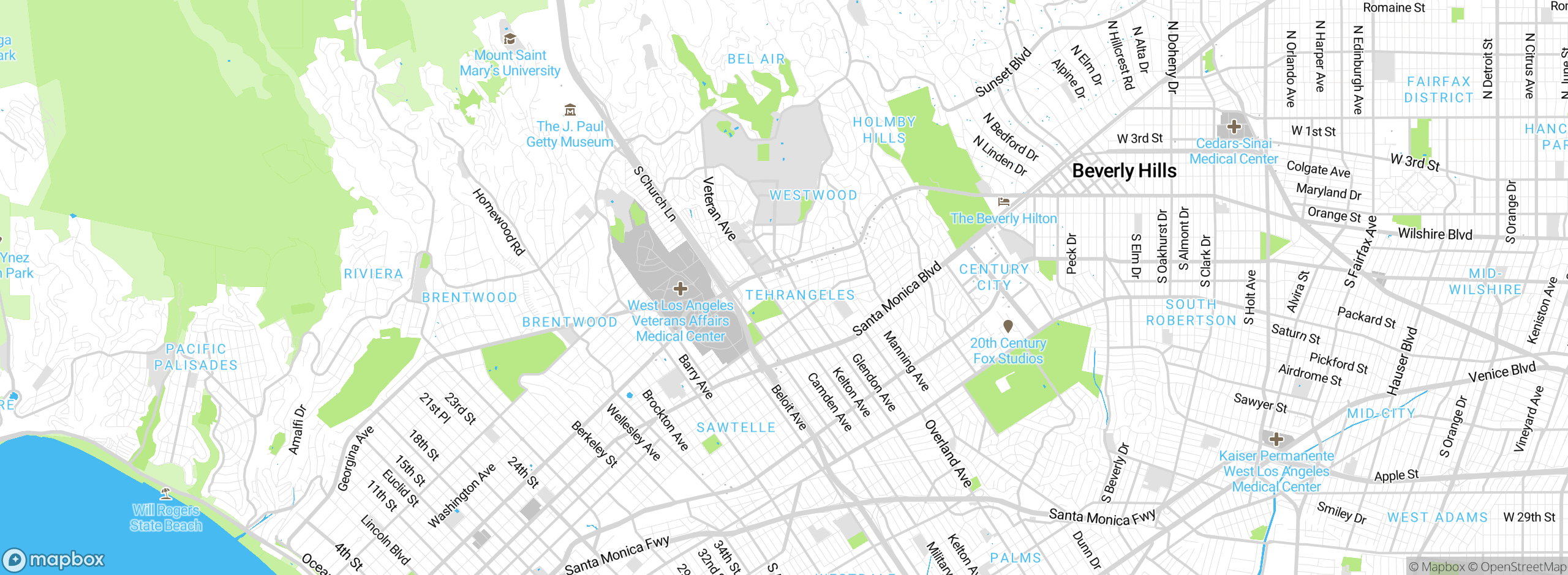 Map showing approximate location