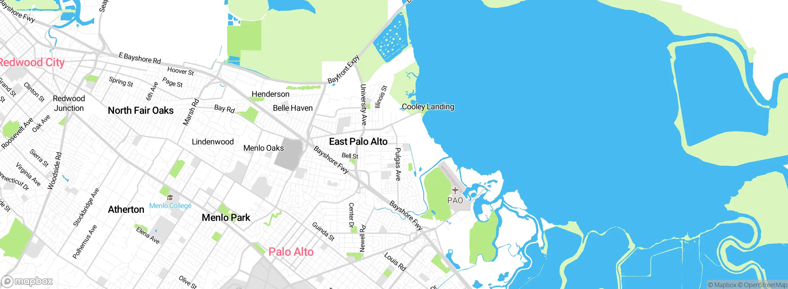 Map showing approximate location