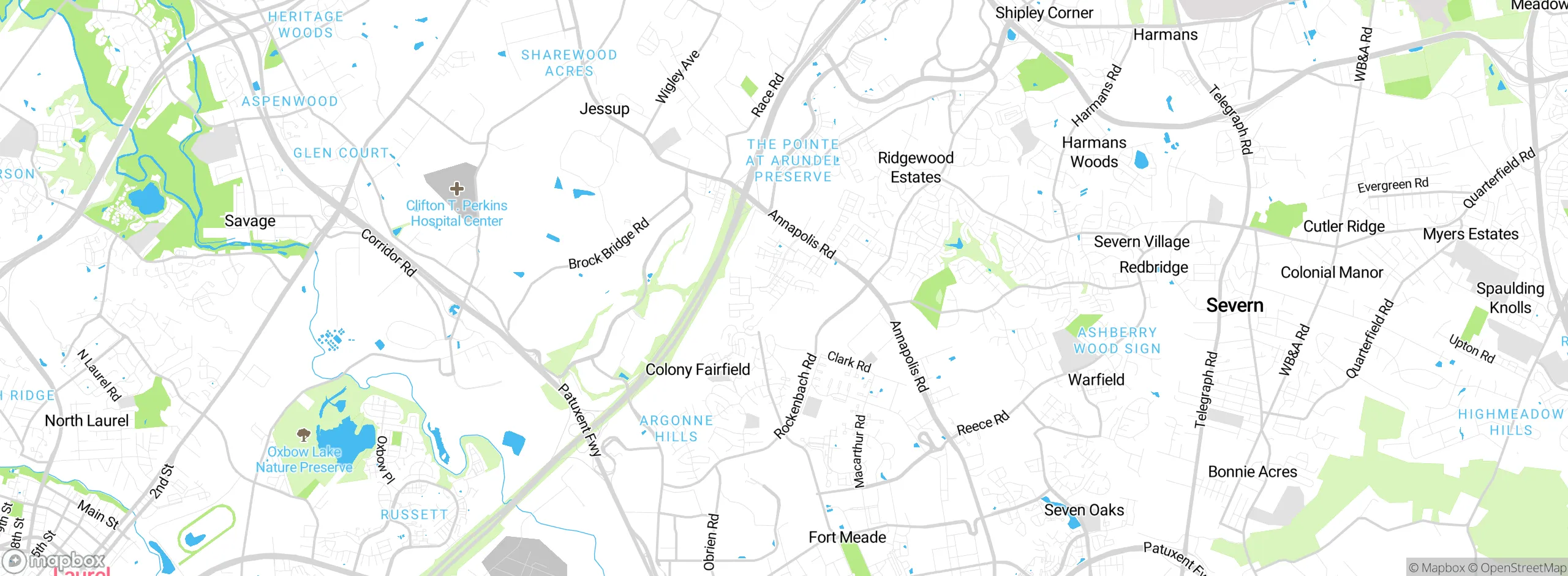 Map showing approximate location