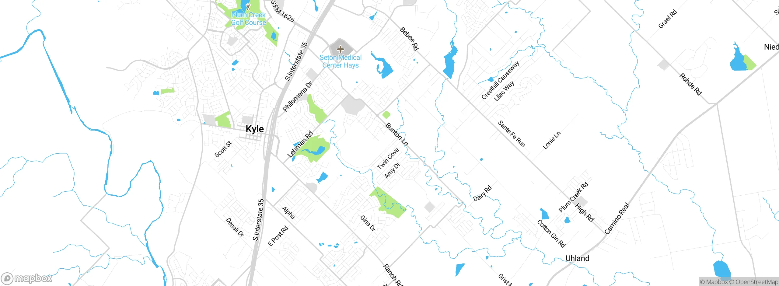 Map showing approximate location