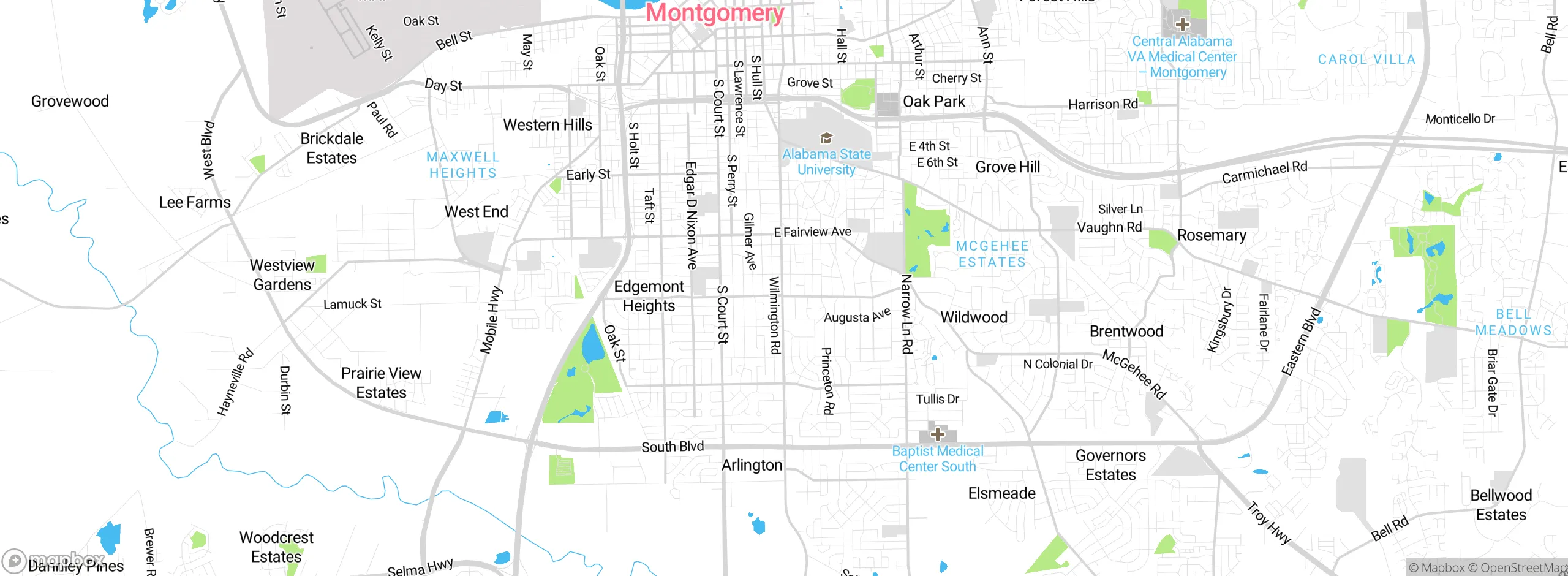 Map showing approximate location