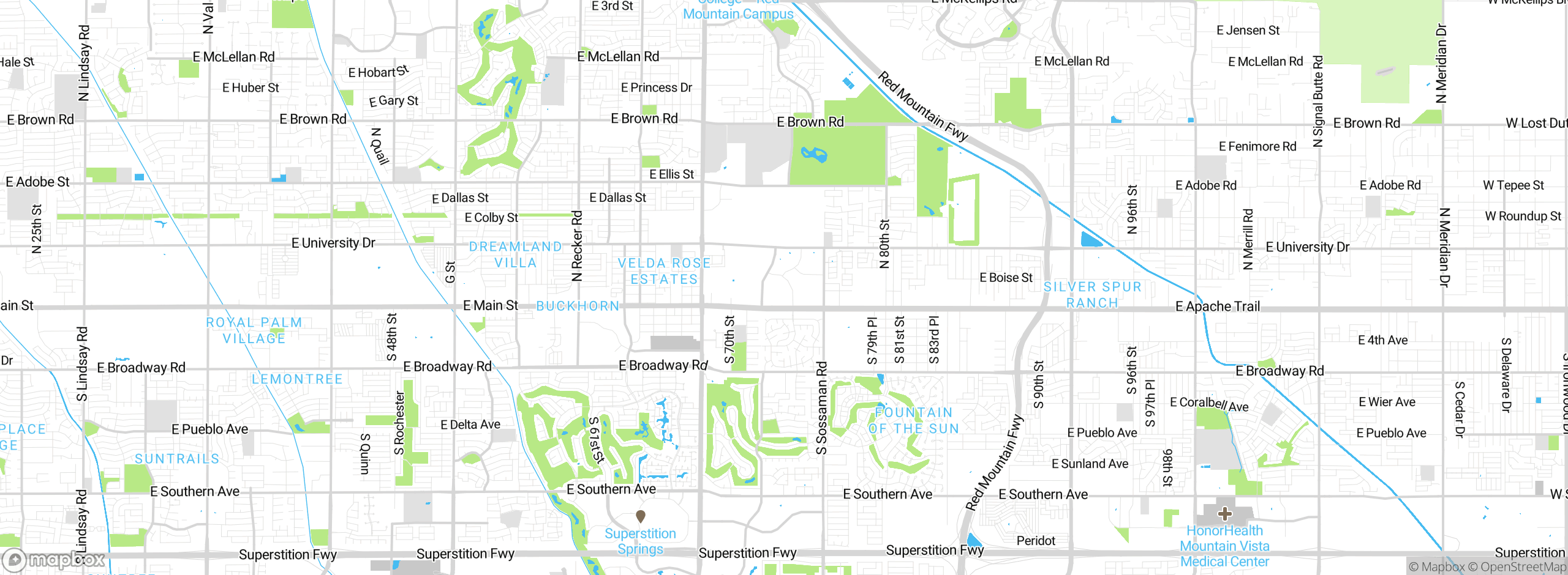 Map showing approximate location