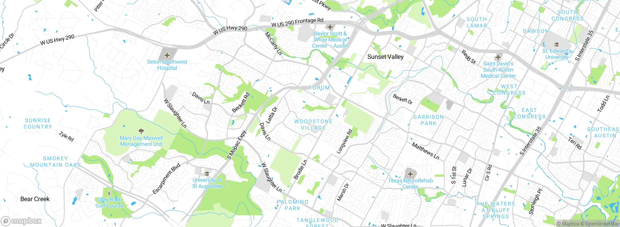 Map showing approximate location