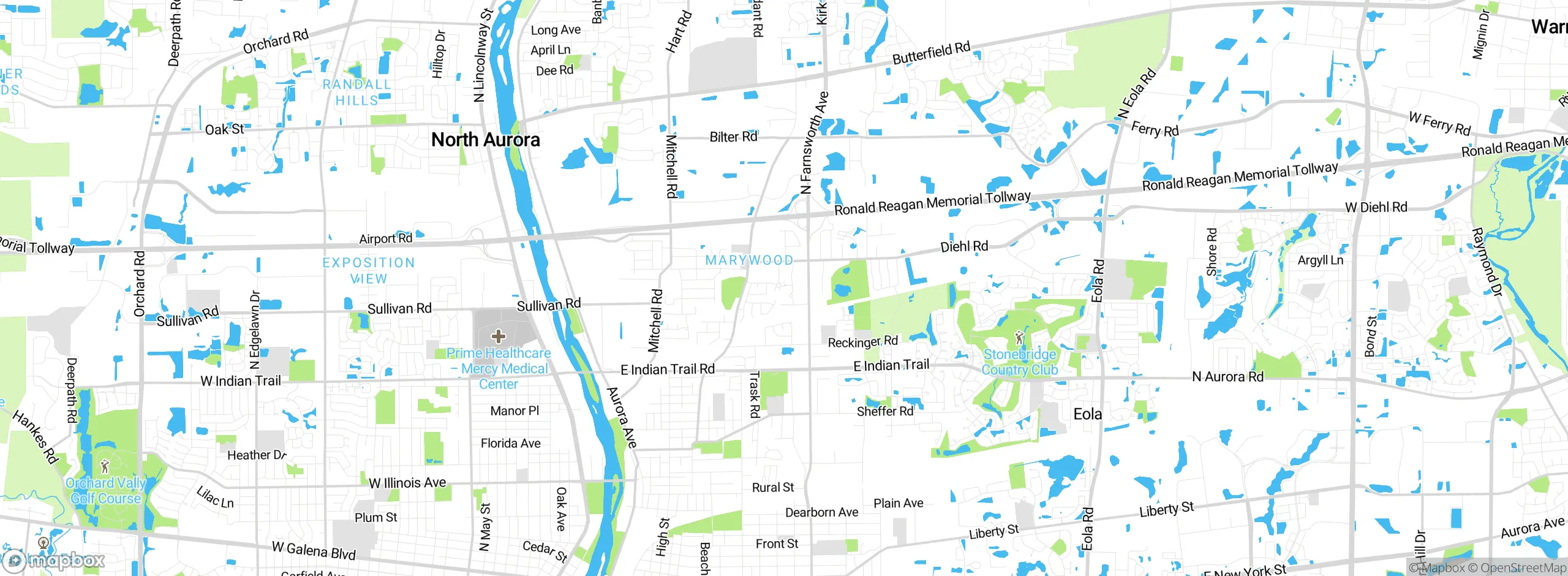 Map showing approximate location