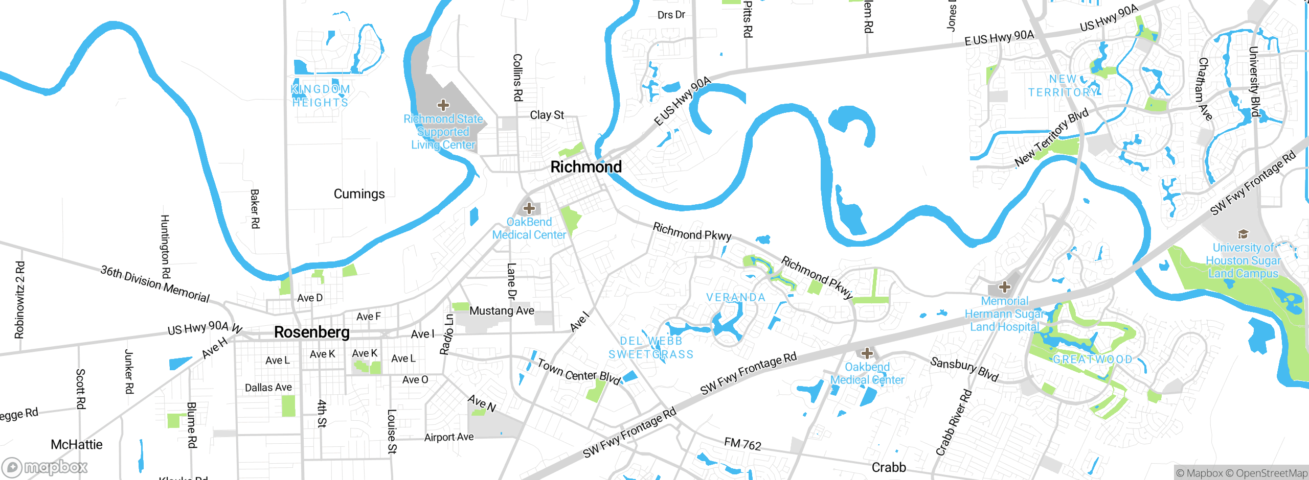 Map showing approximate location