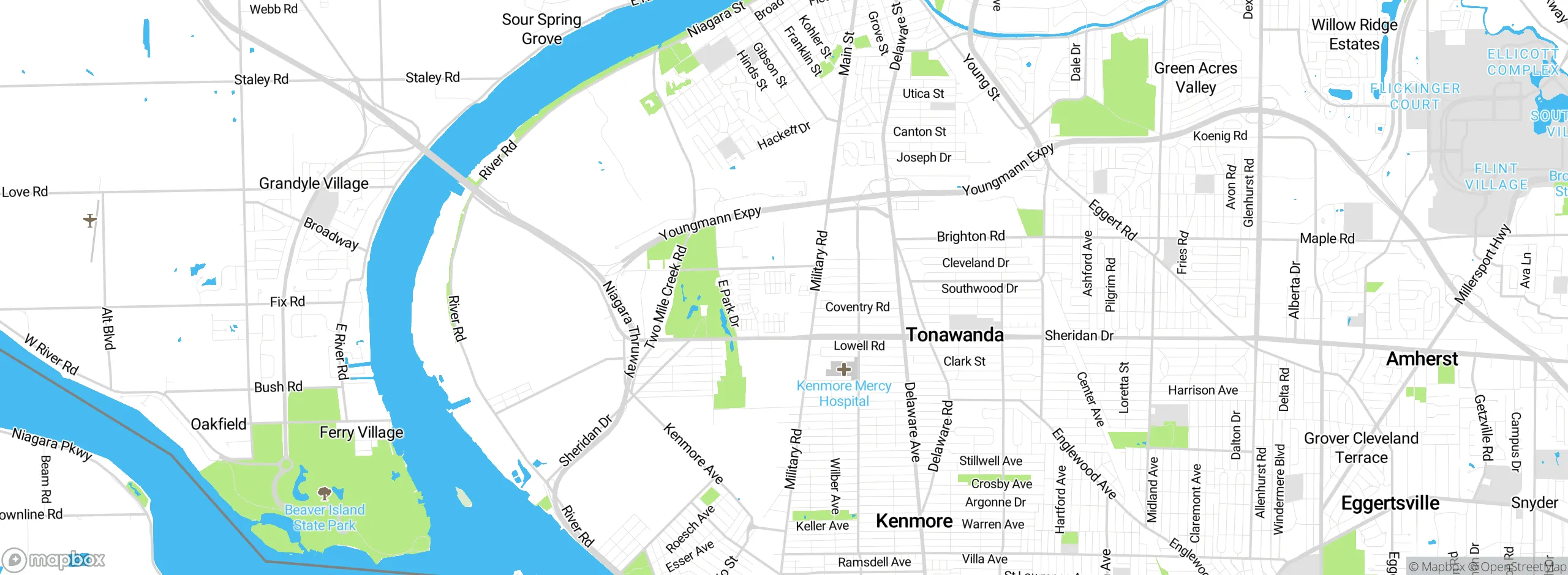Map showing approximate location