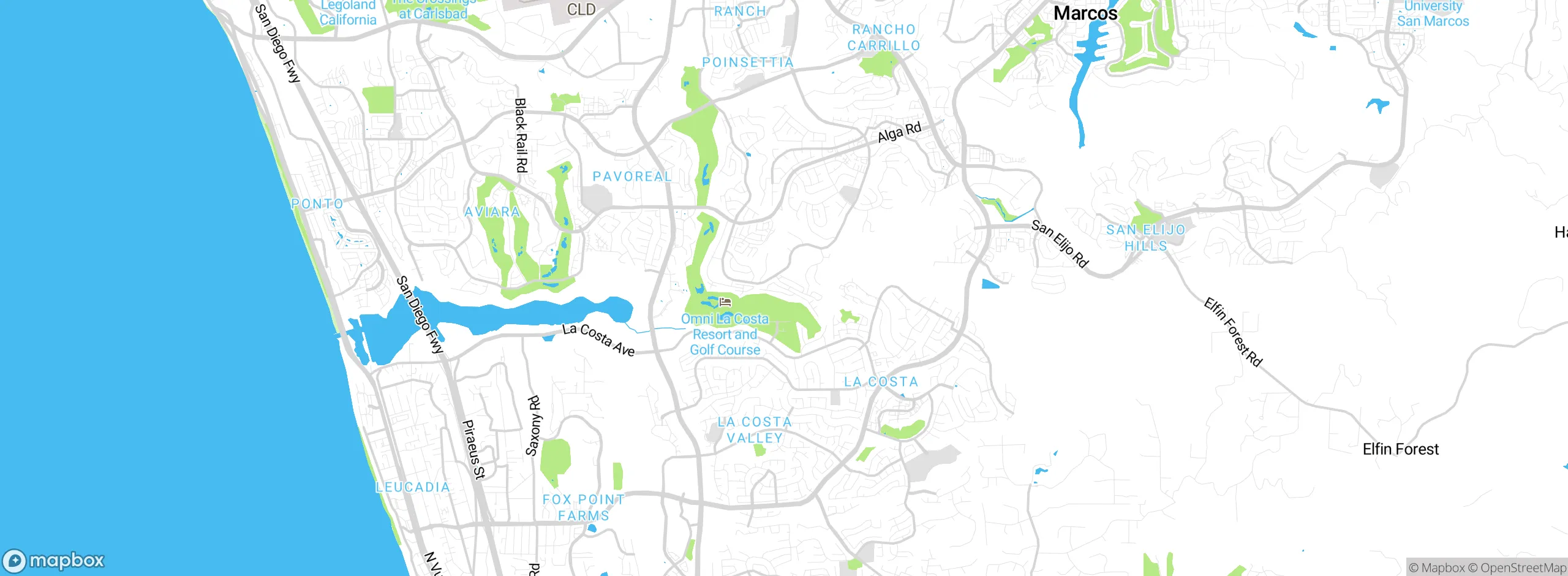 Map showing approximate location