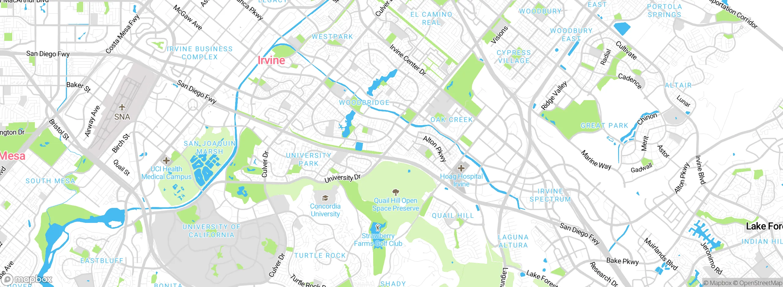 Map showing approximate location