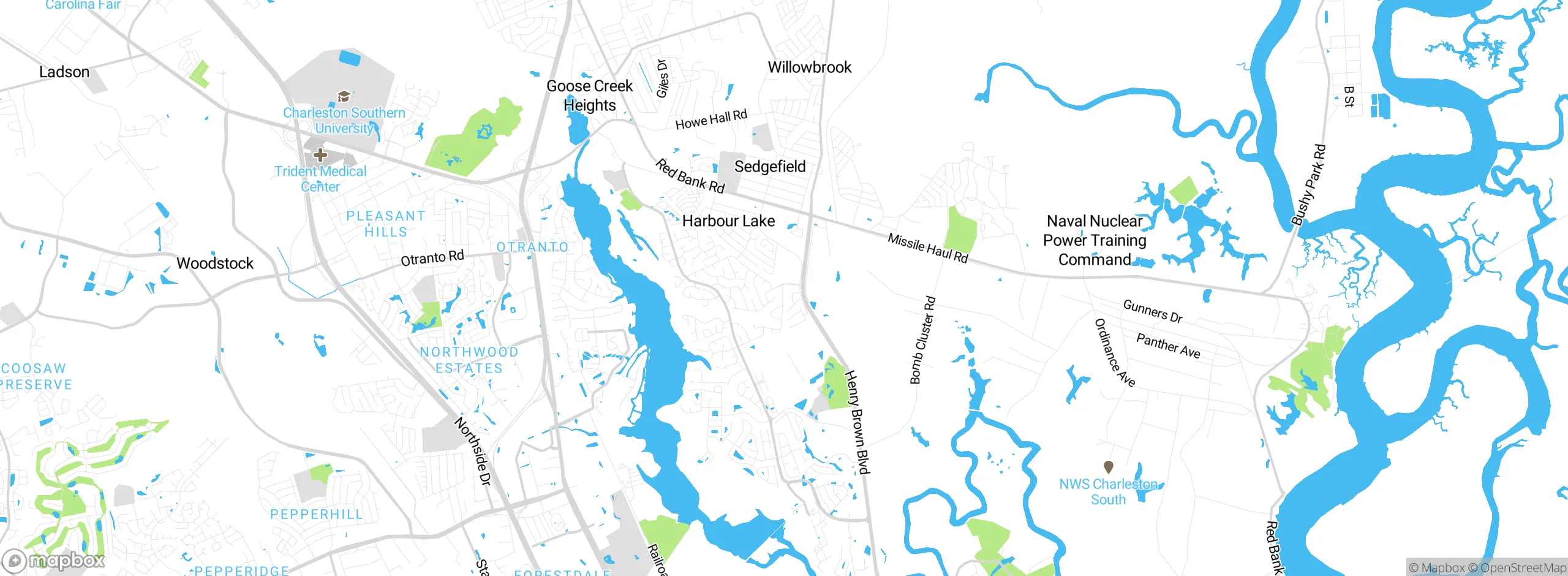 Map showing approximate location