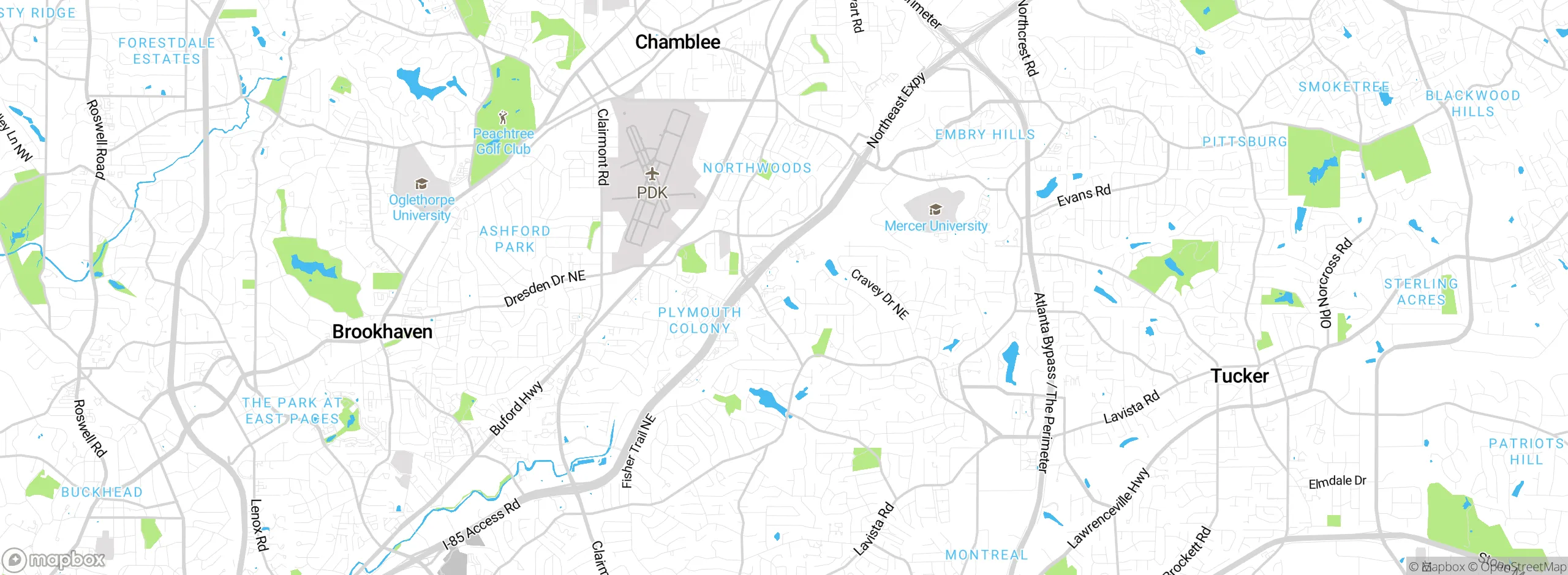 Map showing approximate location