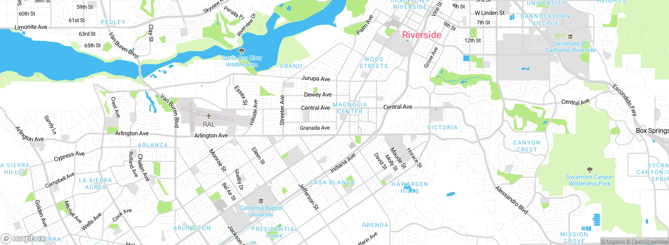 Map showing approximate location