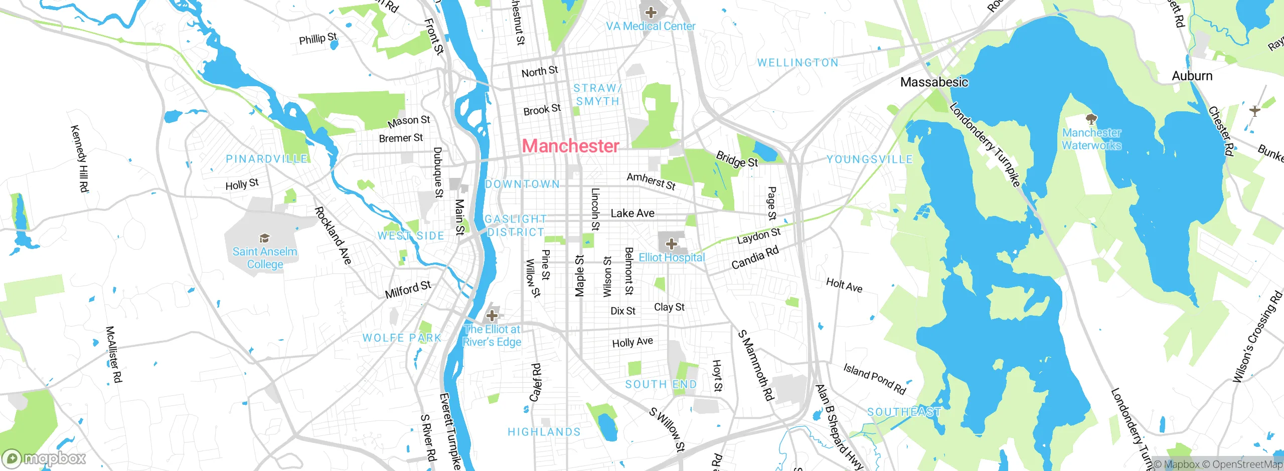 Map showing approximate location