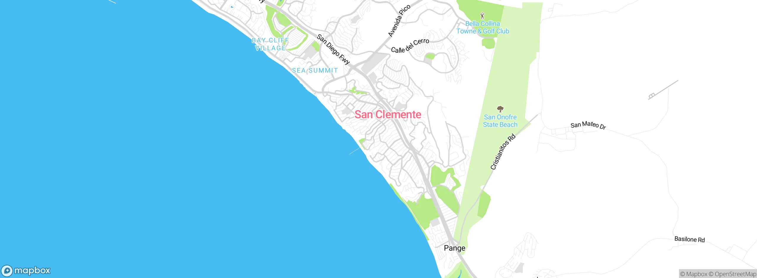 Map showing approximate location