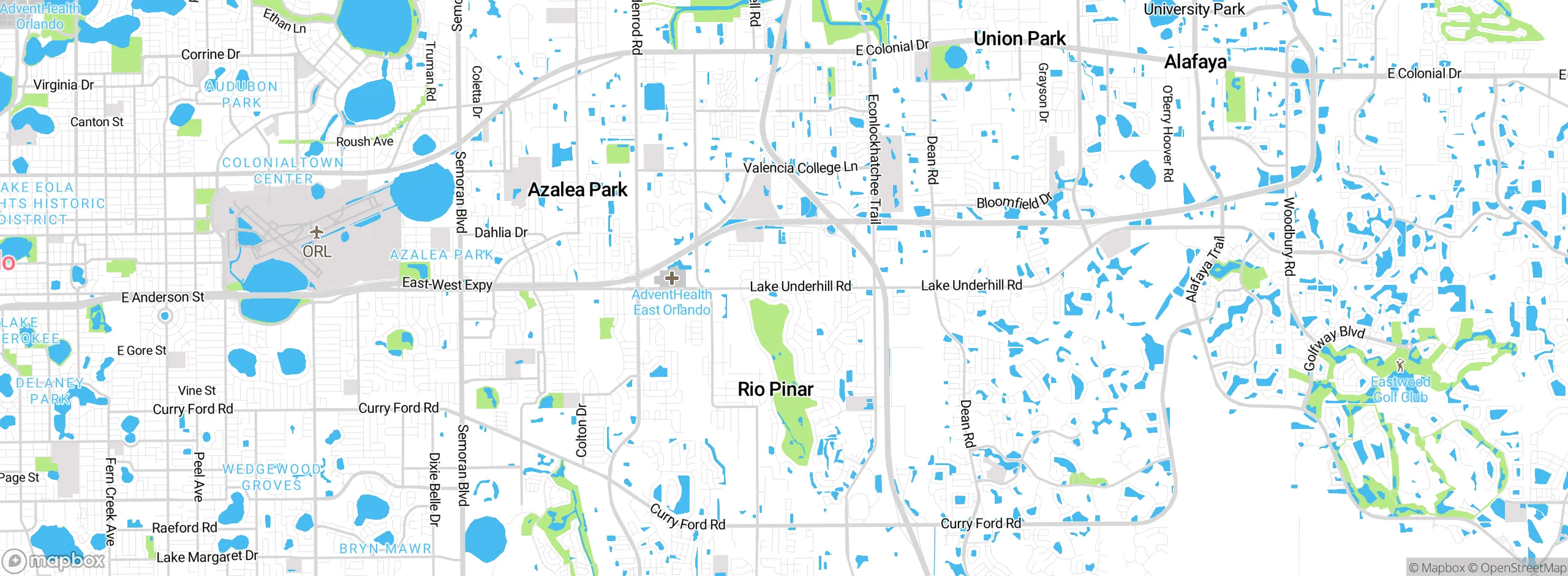 Map showing approximate location