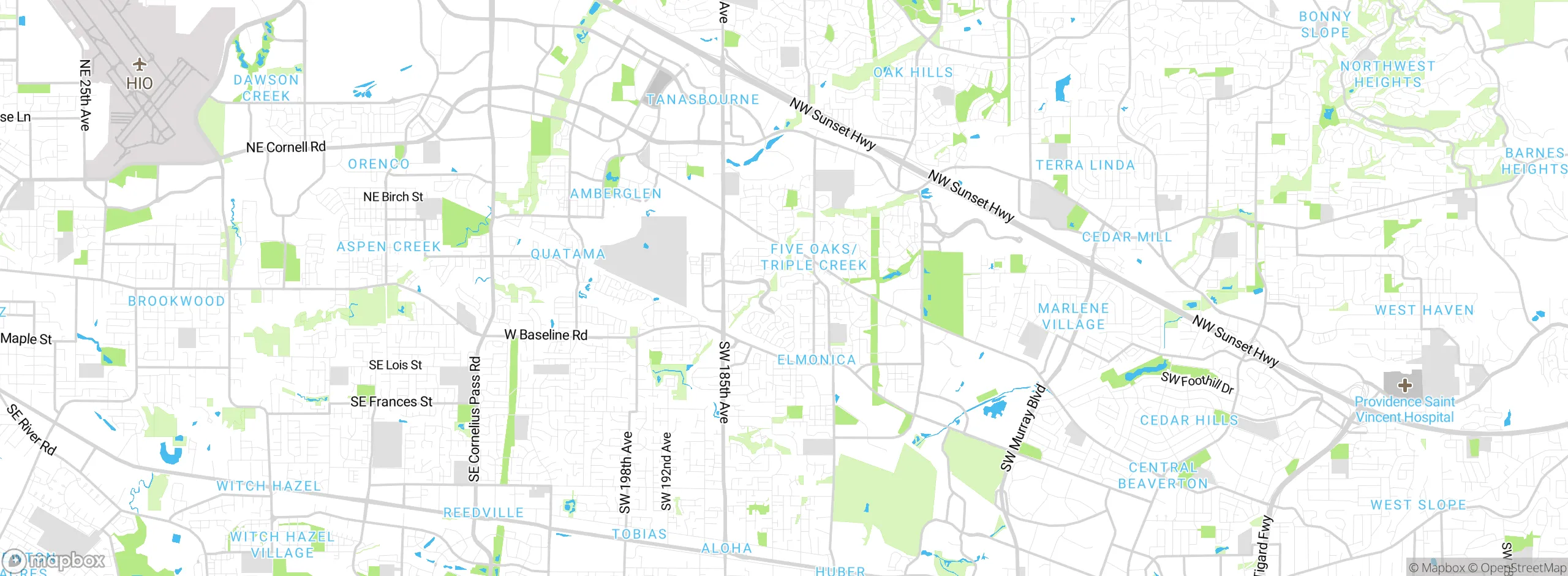 Map showing approximate location