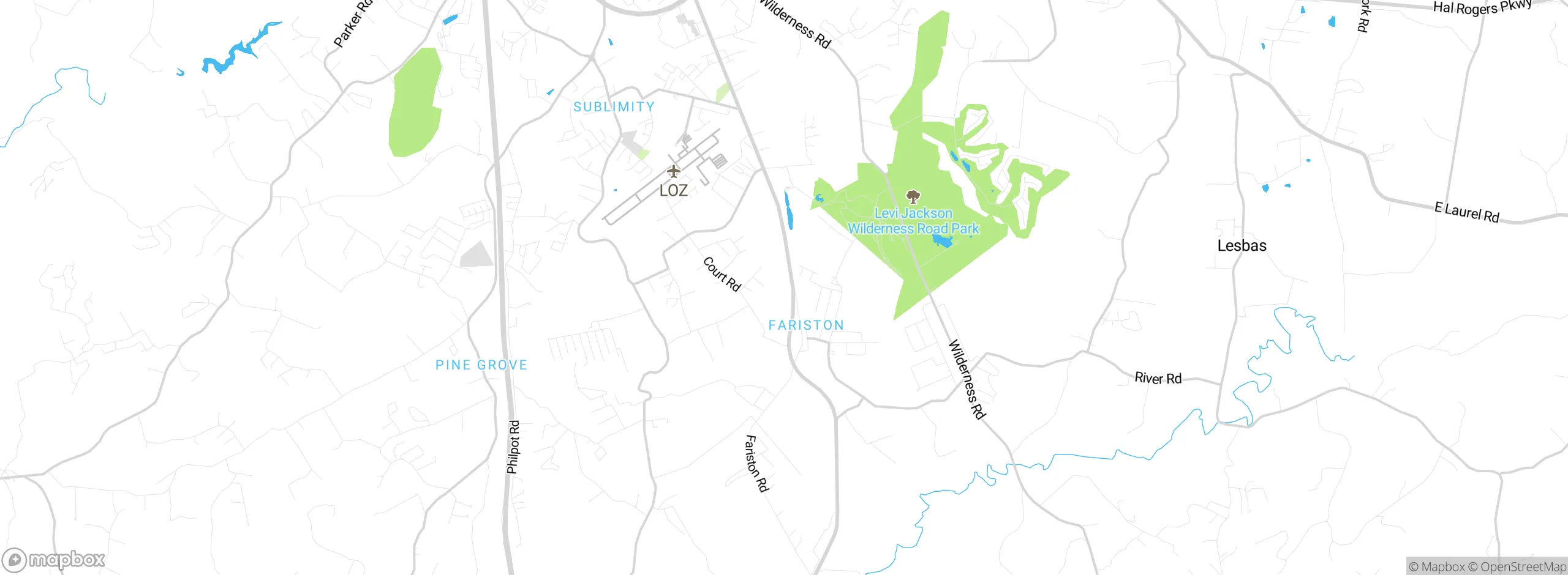 Map showing approximate location