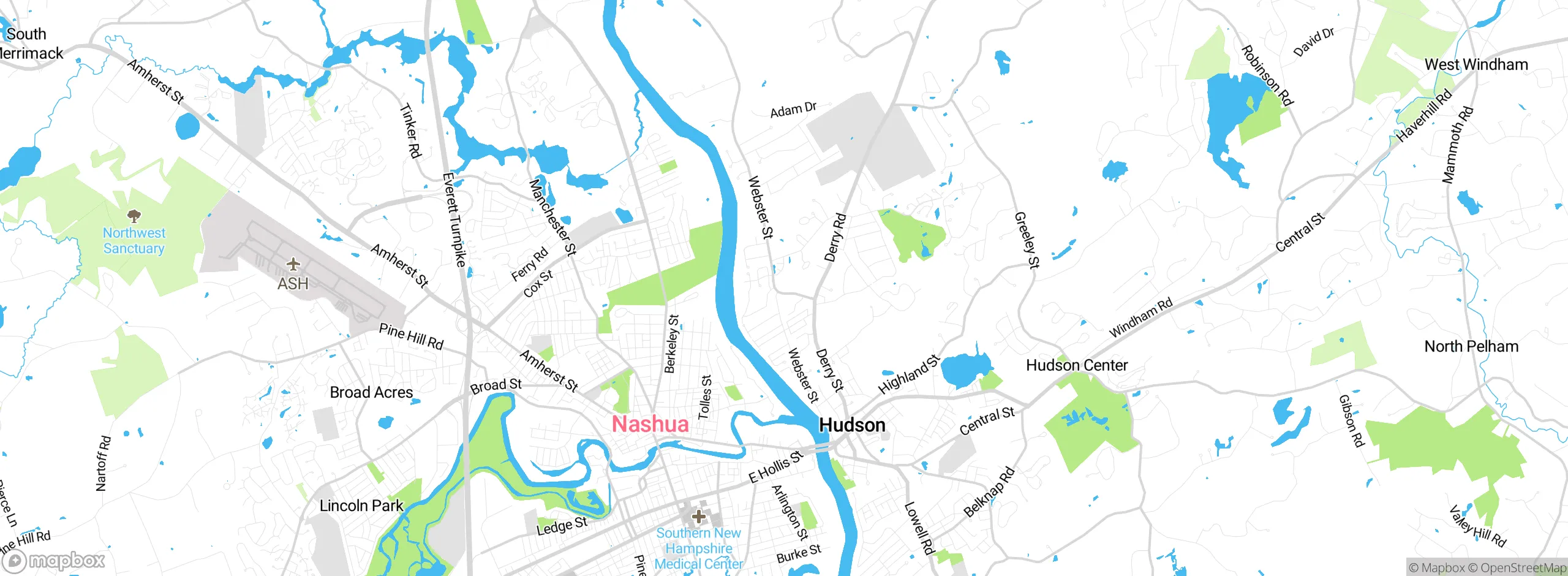 Map showing approximate location