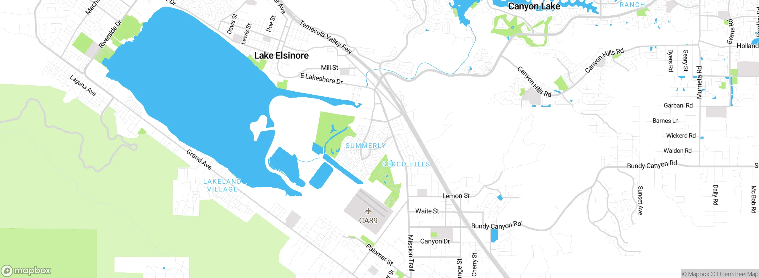 Map showing approximate location