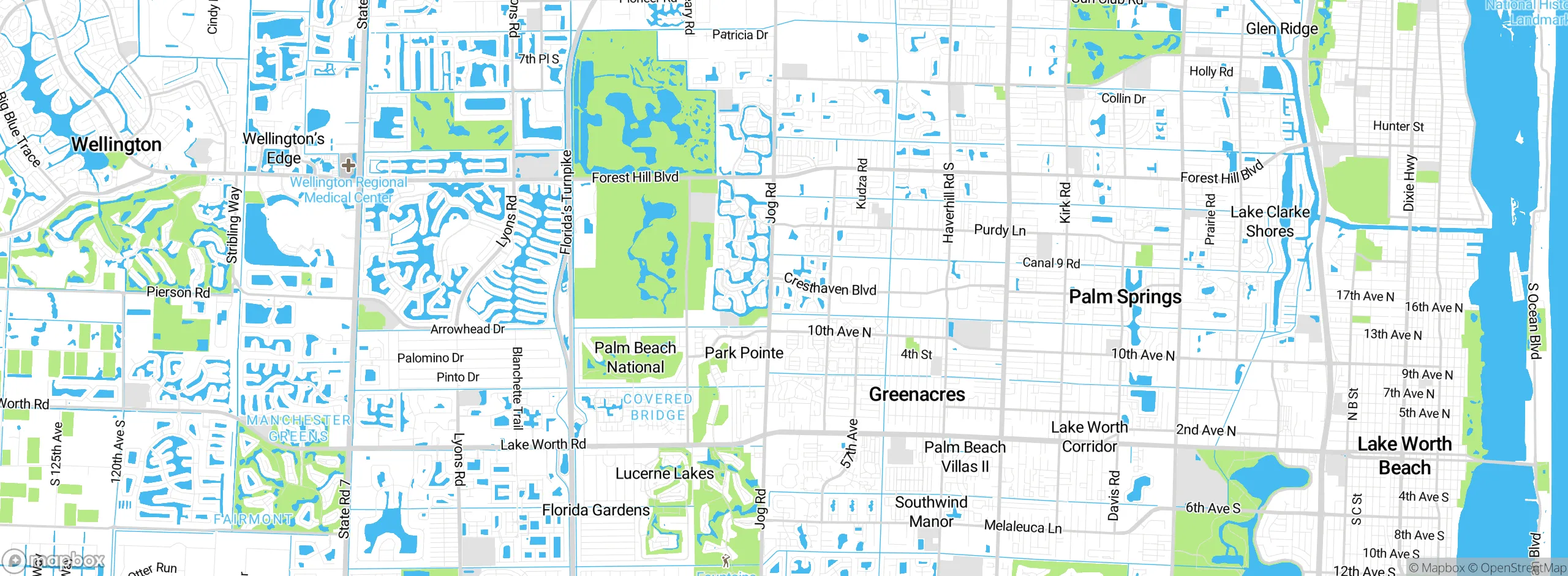 Map showing approximate location