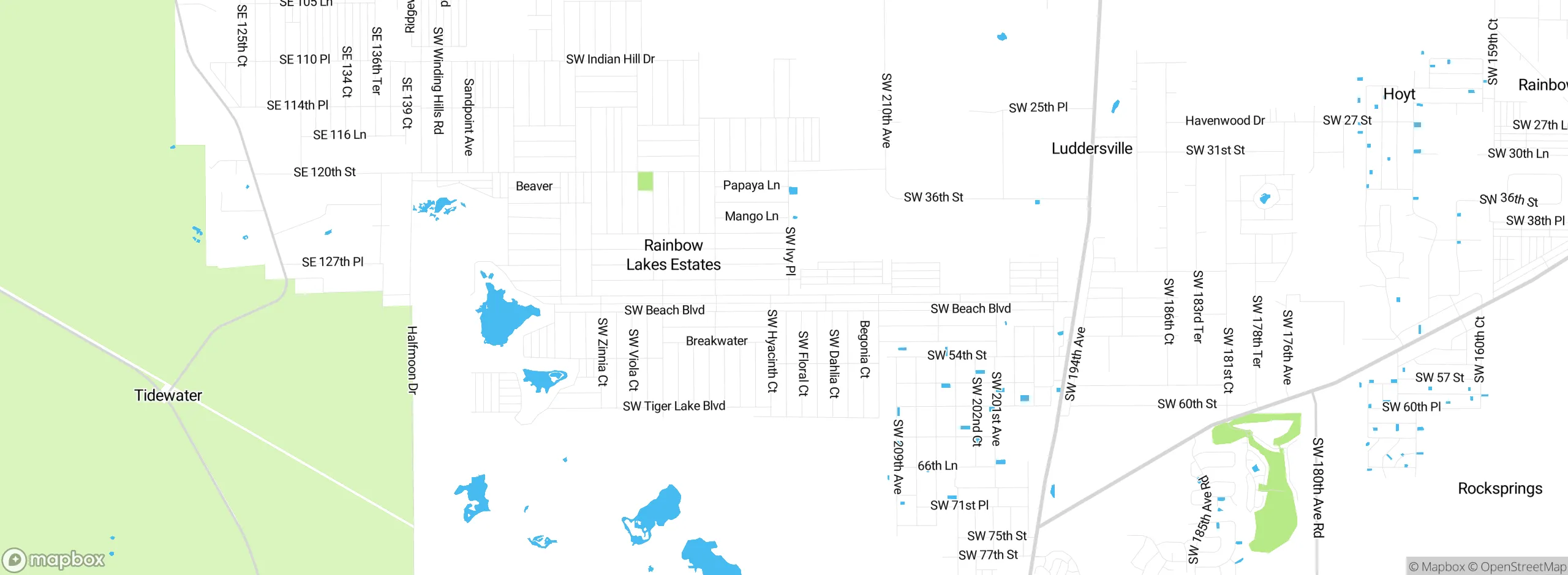 Map showing approximate location