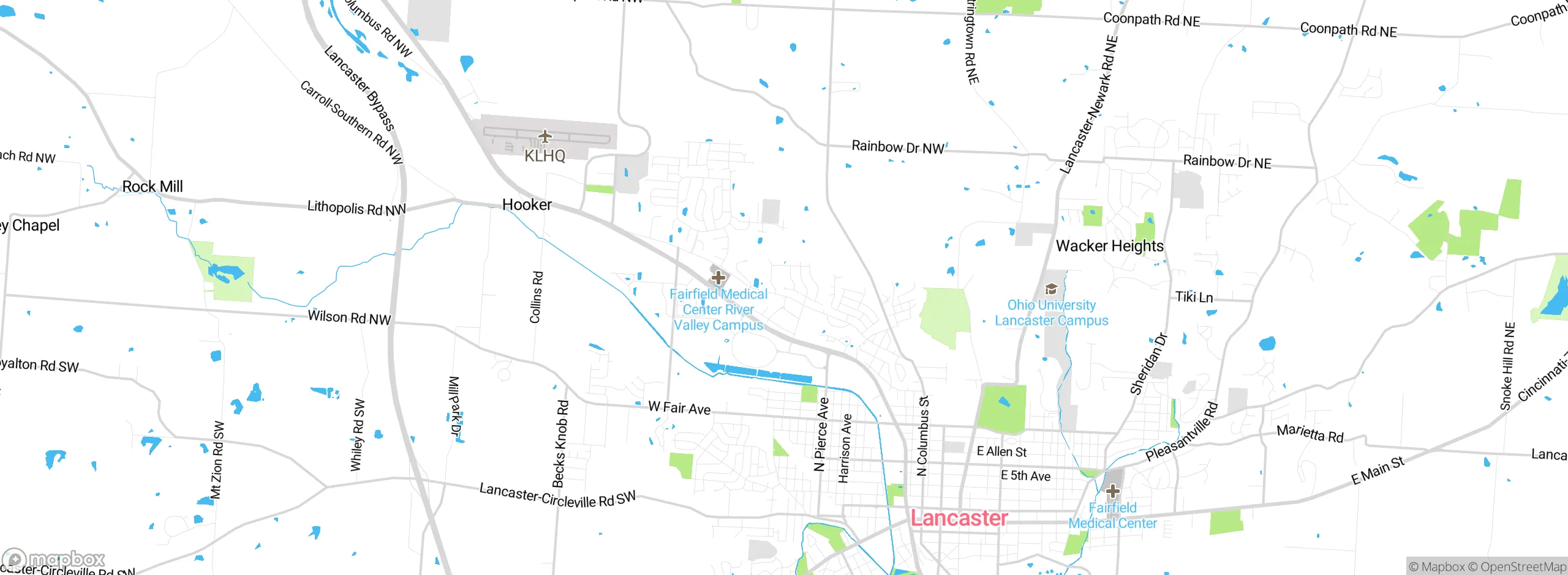 Map showing approximate location
