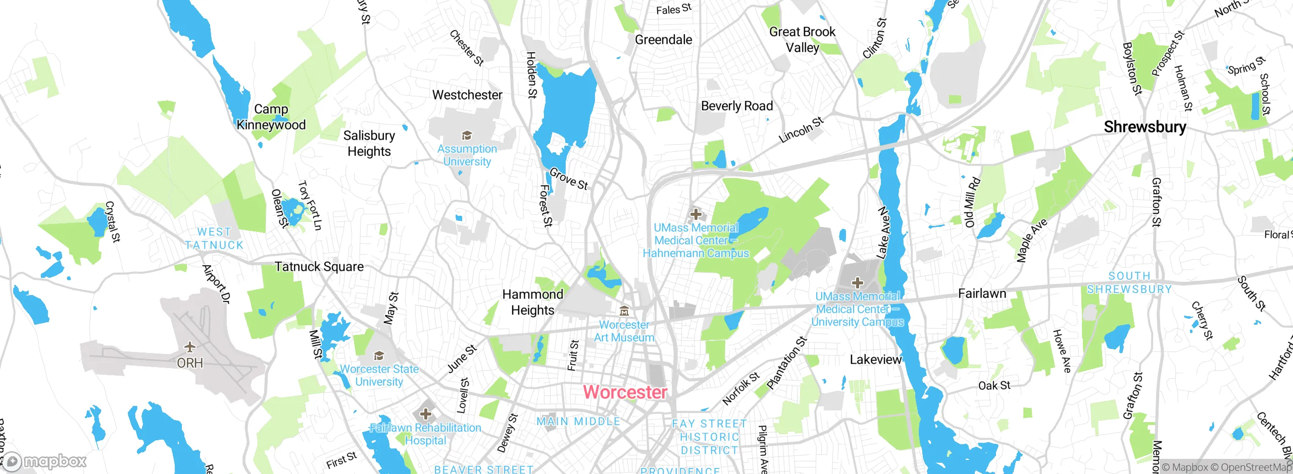 Map showing approximate location
