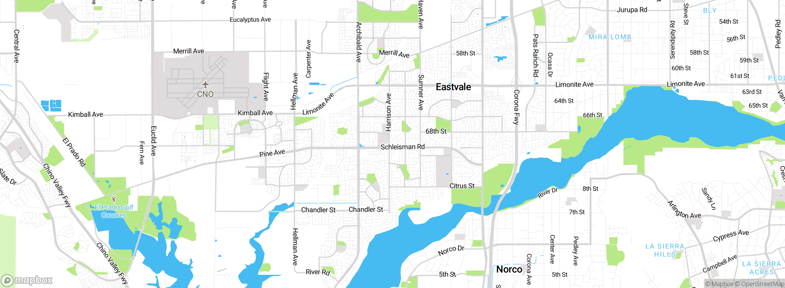 Map showing approximate location