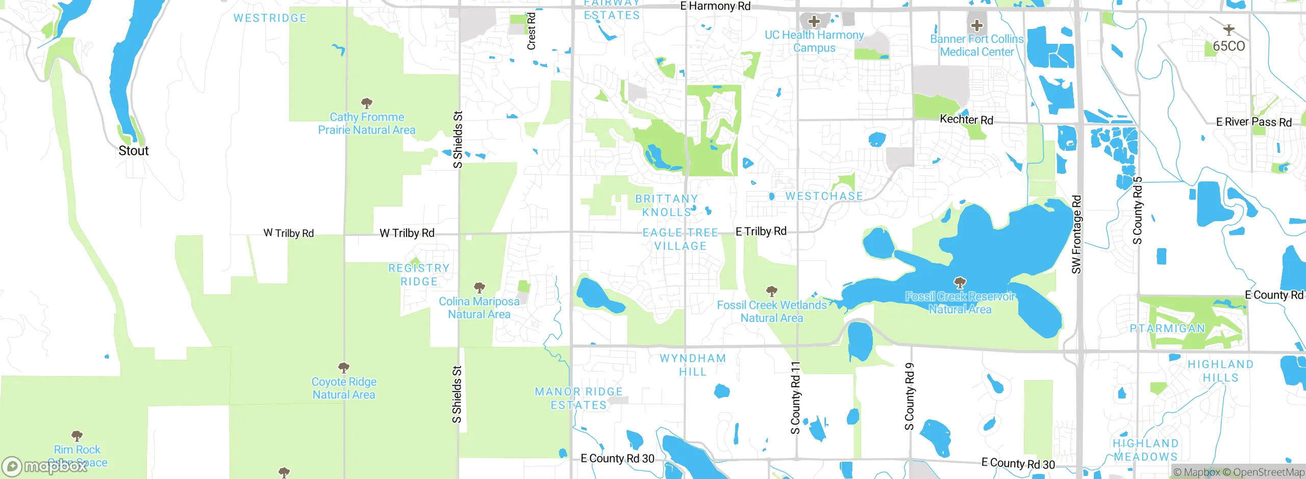 Map showing approximate location