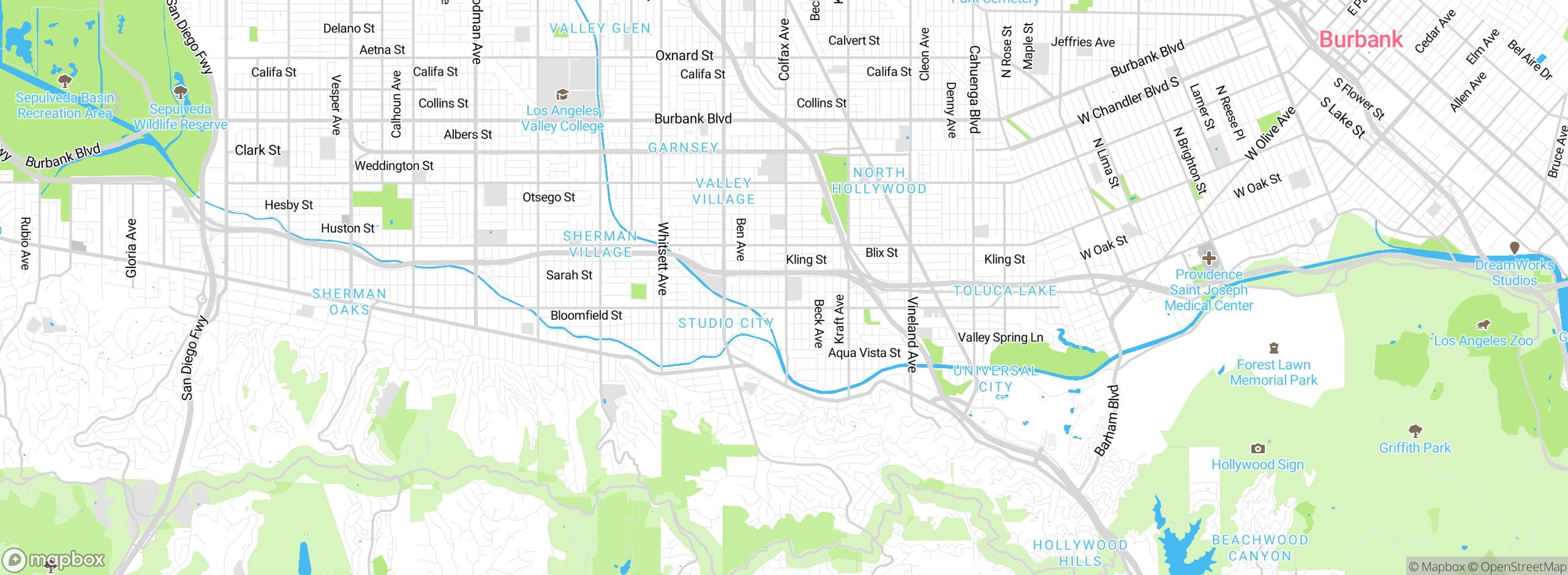 Map showing approximate location