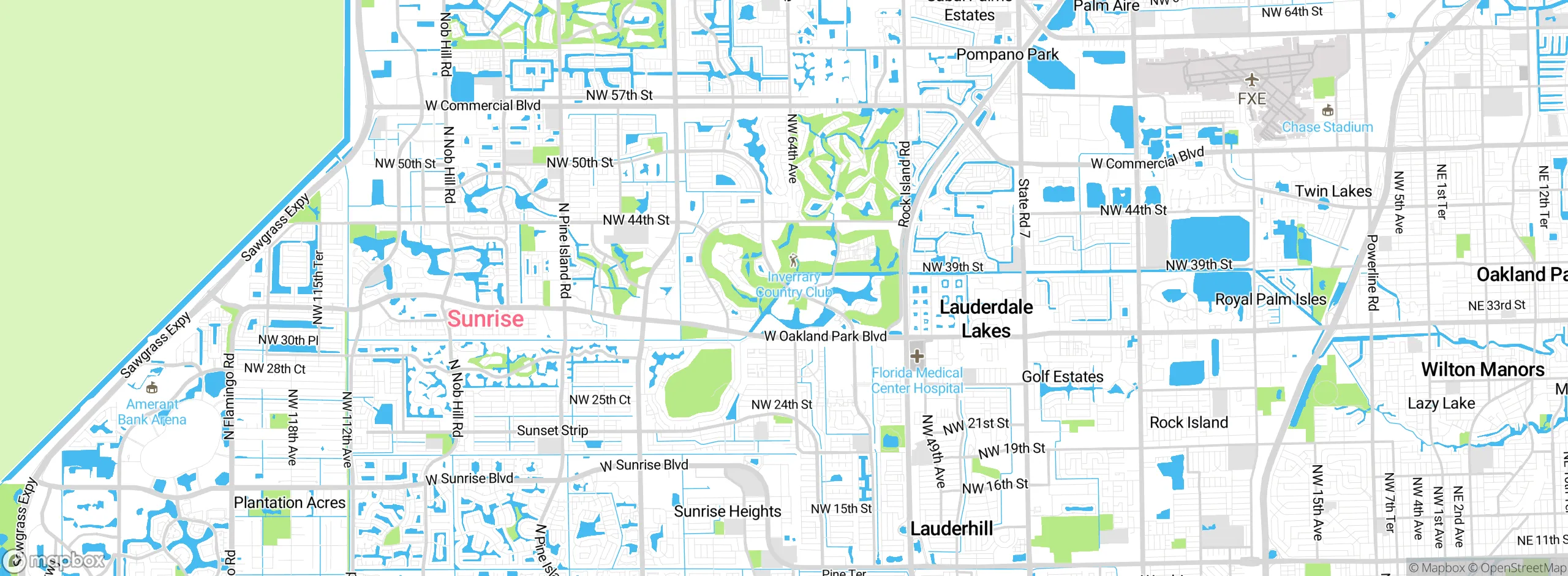 Map showing approximate location
