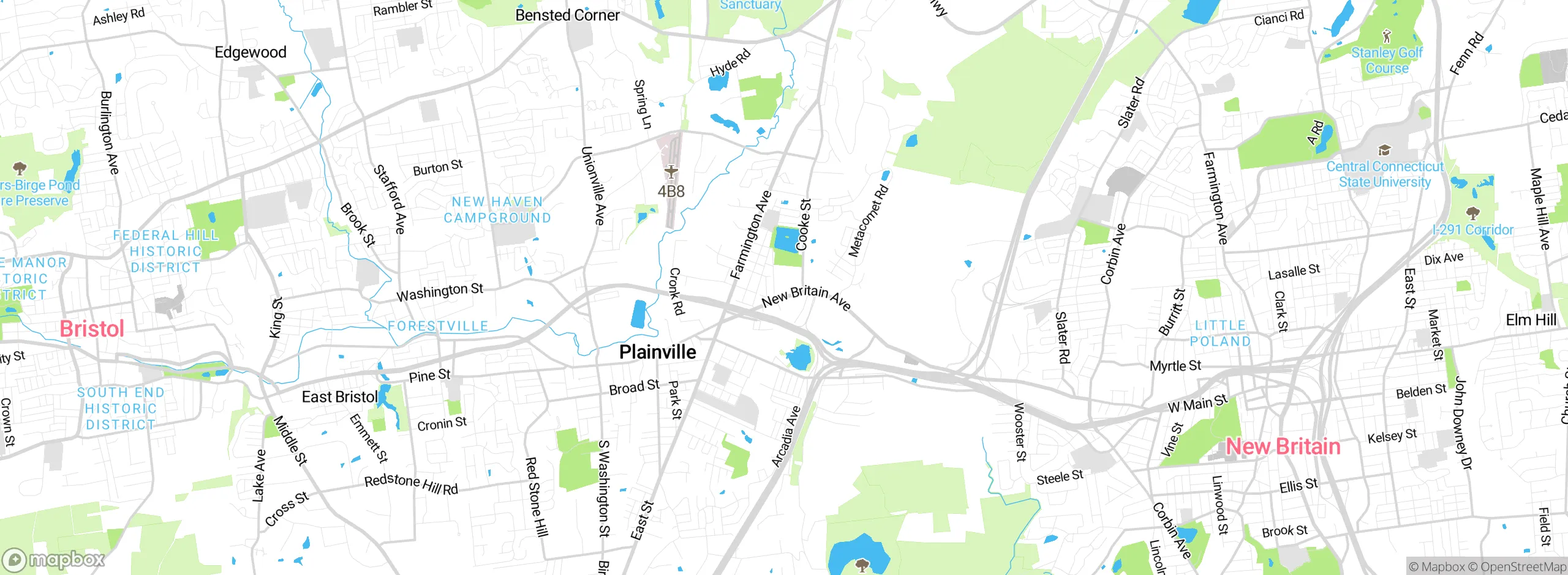 Map showing approximate location