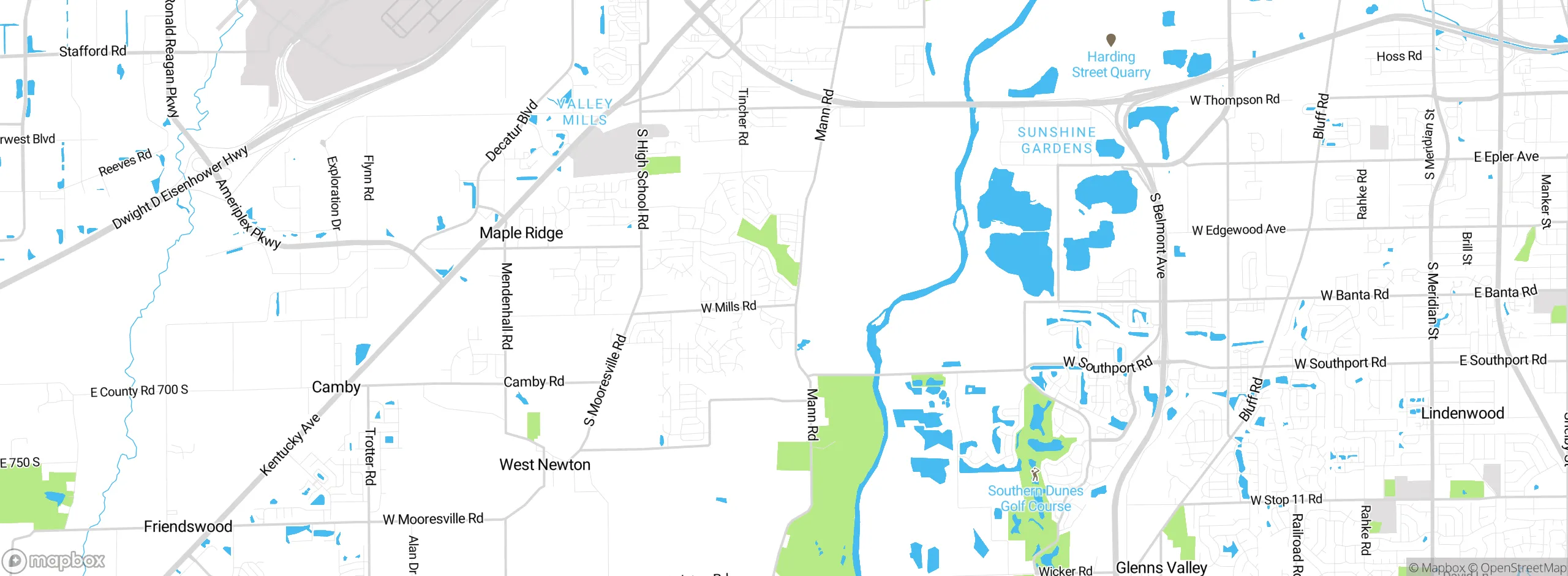 Map showing approximate location