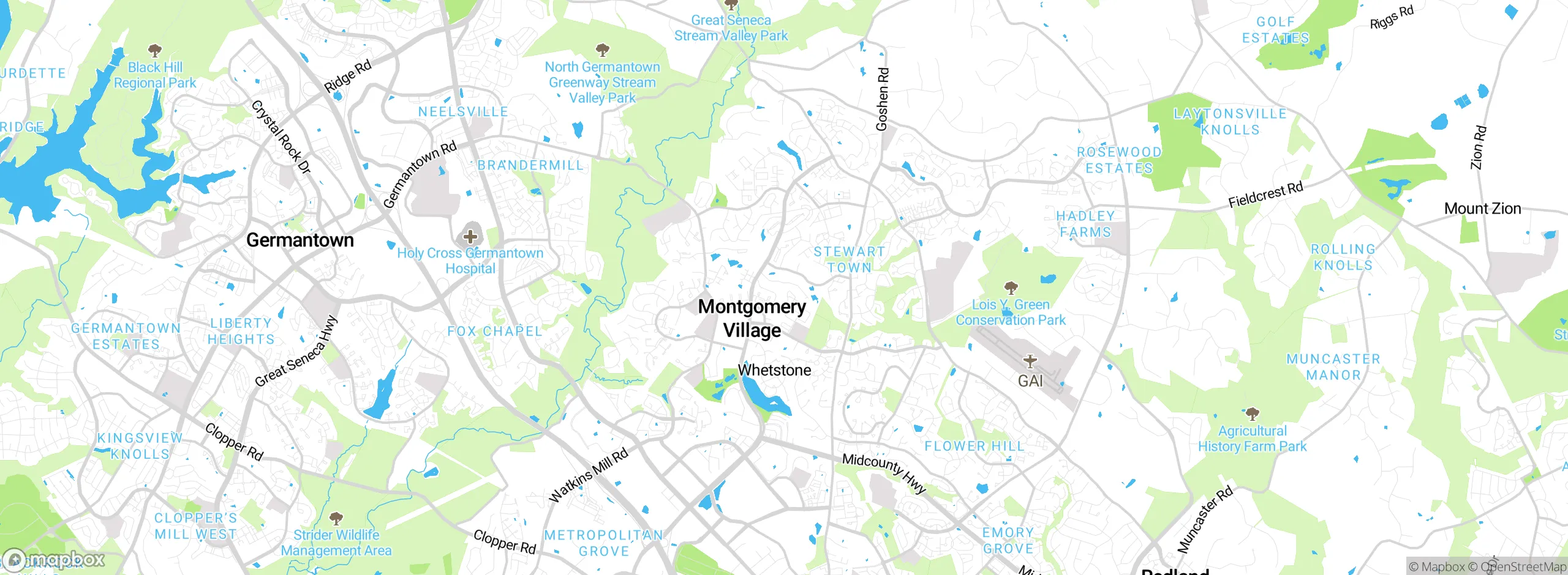 Map showing approximate location