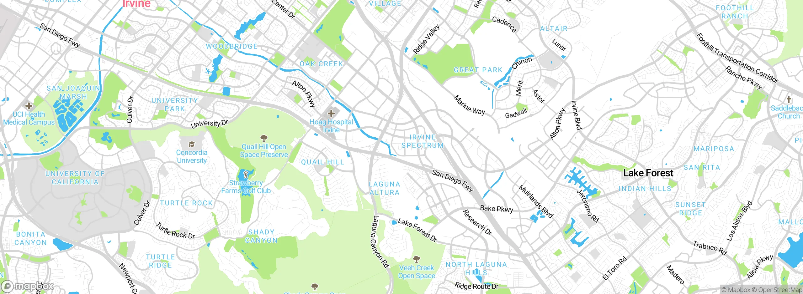 Map showing approximate location