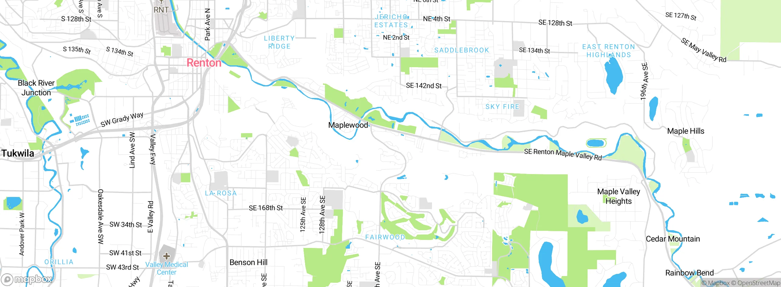 Map showing approximate location