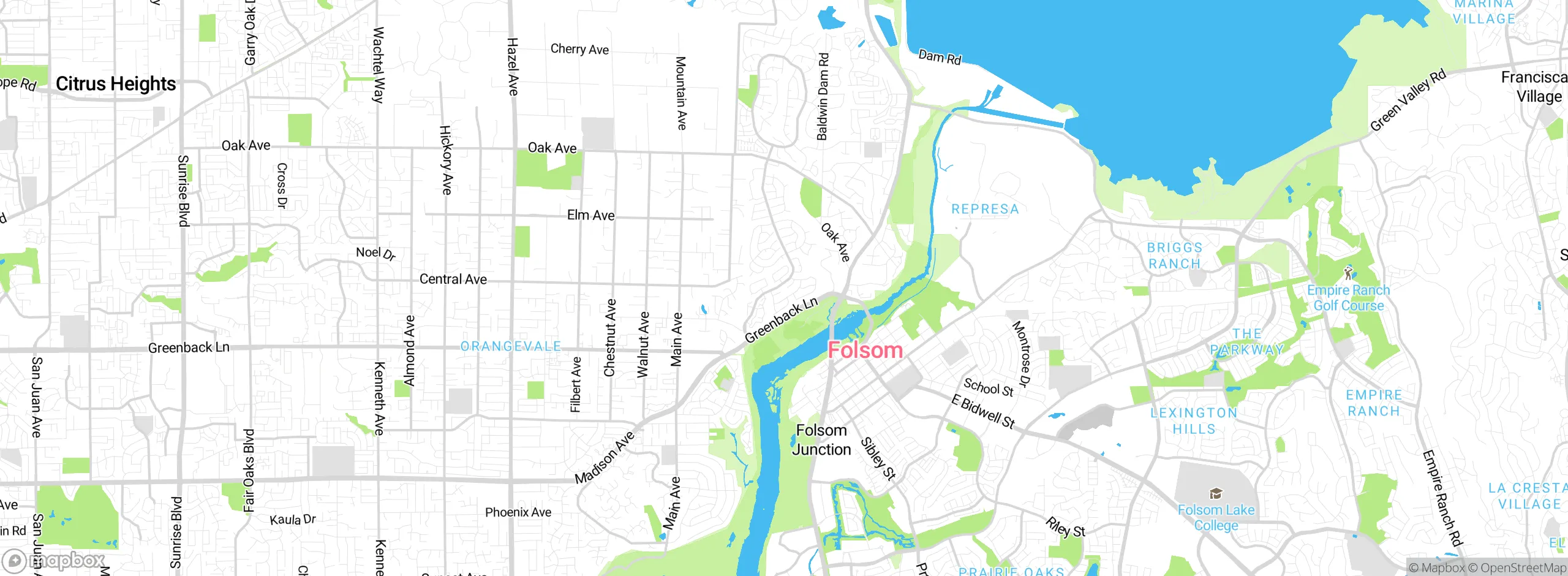 Map showing approximate location