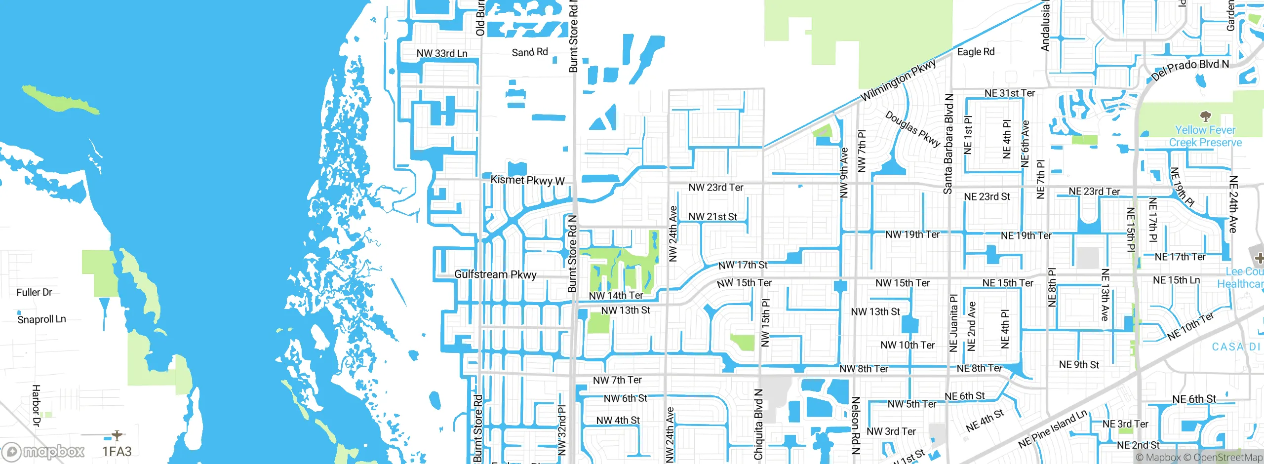 Map showing approximate location