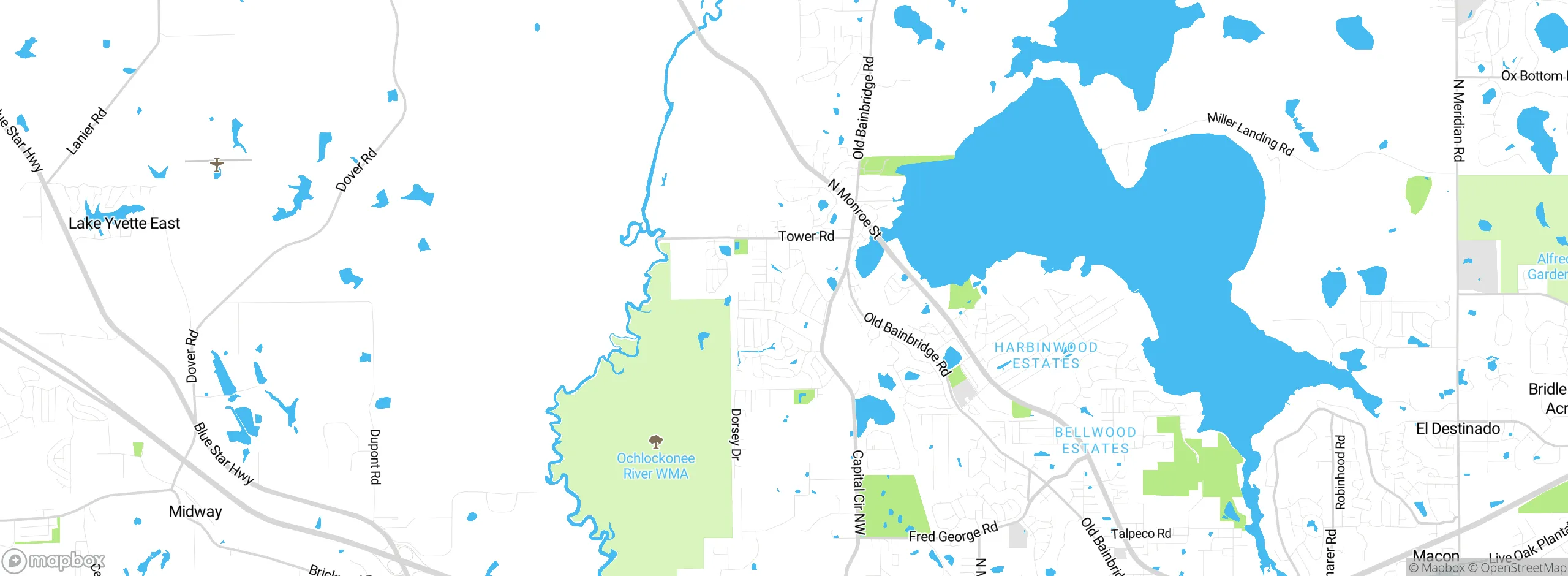 Map showing approximate location